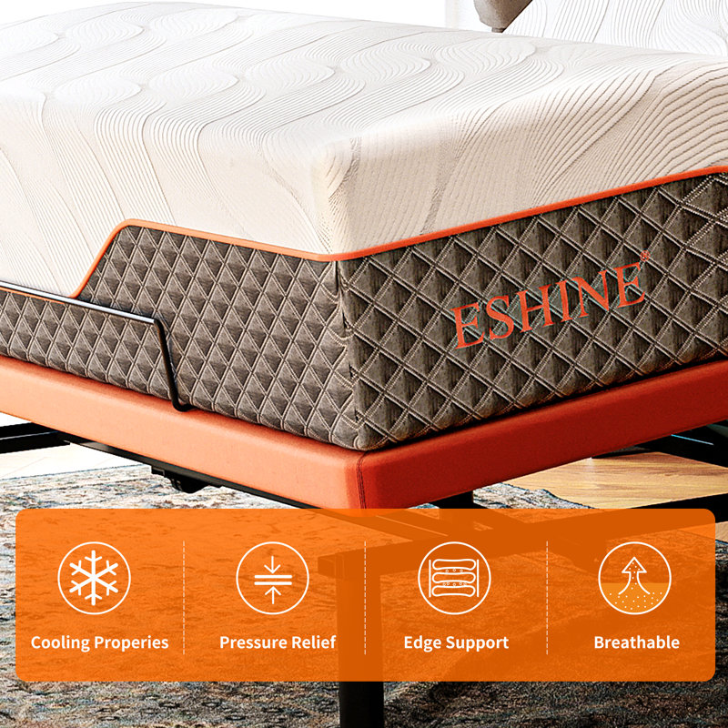 Adjustable Bed with 12" Mattress 2000 Series, Split King