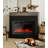 Electric Fireplace with Mantel, Fireplace TV Stand with Electric Fireplace Heater, Low Noise, Remote Control, Touch Screen, Timer, Adjustable Flame Color & Brightness-527377817-527377819