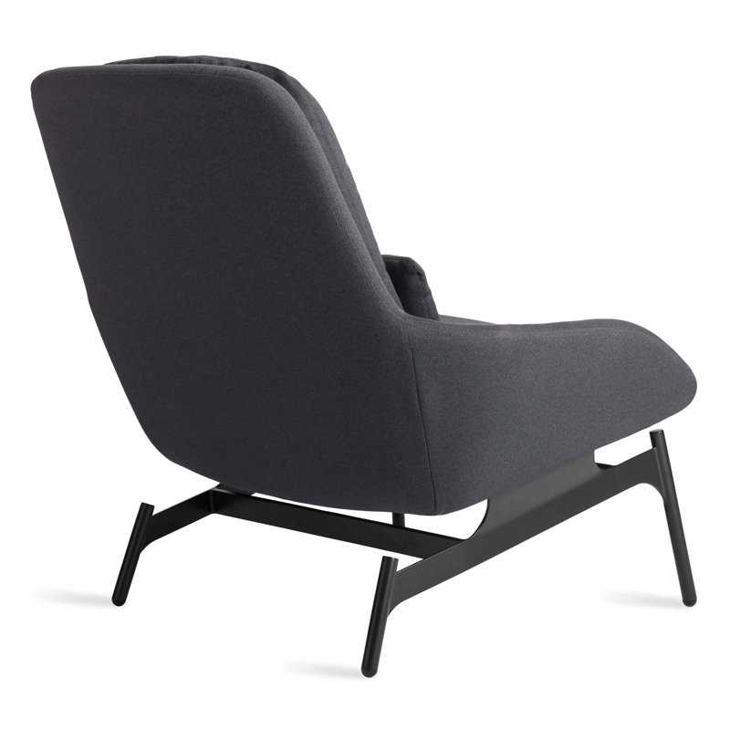 Field Lounge Chair, Maharam Meld in Panda Polyester Blend