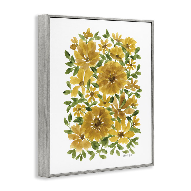  Tournesol éparpillé, art de la giclée par Yvette St. Amant, H 30 po x l 24 po, Estampe numérique Farmhouse
