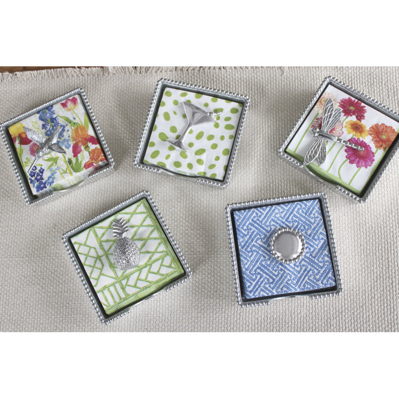 Let's Celebrate Metal No Mounting / Installation Required Napkin Holder