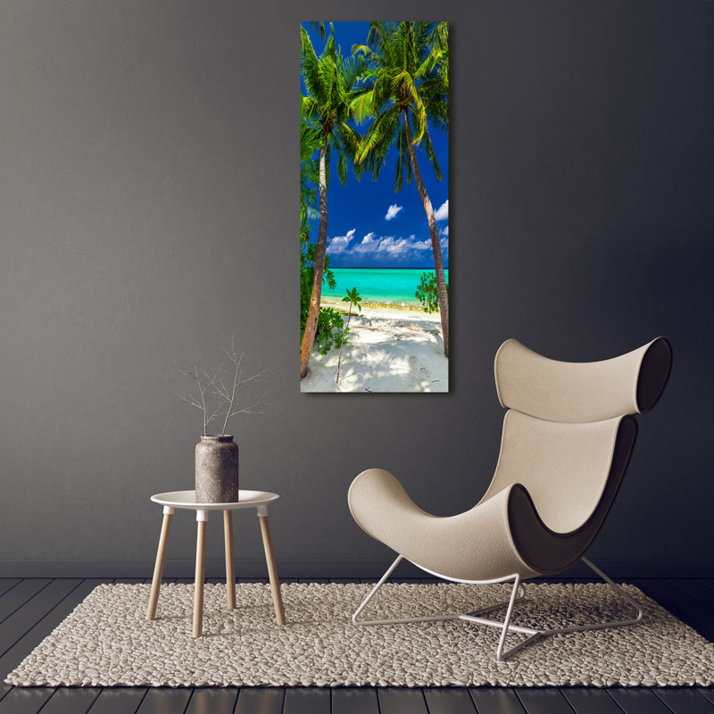 Tropical Beach - Wrapped Canvas Print