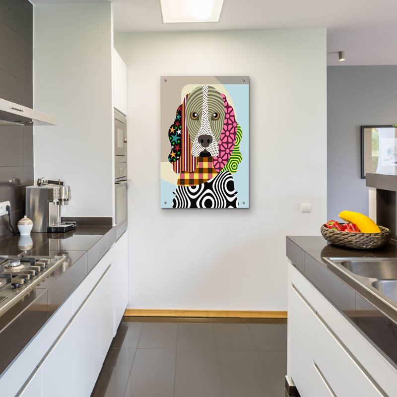 «Cocker Spaniel Dog» par Lanre Adefioyue, H 36 po x l 24 po x P 0,2 po