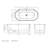 Enigma 59 in. L x 29-1/2 in. W x 22-7/8 in. H Freestanding Acrylic Bathtub-96207705