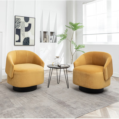 Fauteuil demi-tonneau pivotant Carratelli