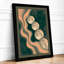 Salt Ponds Abstract - Framed Print-1318143101-1318143091
