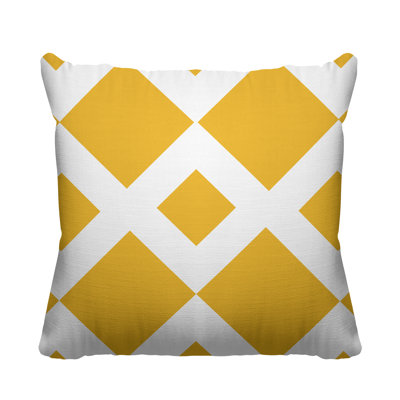 Farrell Geometric Triangles Indoor/Outdoor Throw Pillow