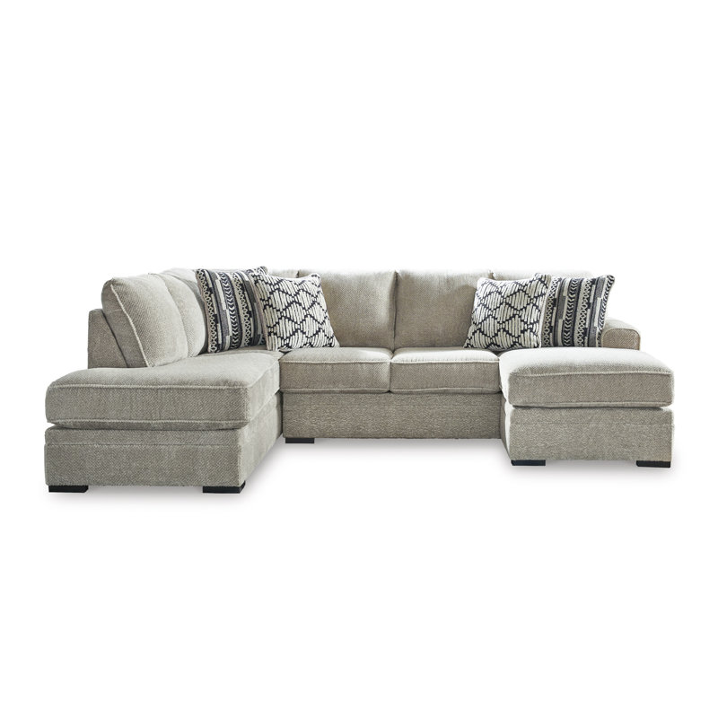 Springlake Upholstered U-Shaped Sectional, Left Hand Facing