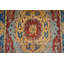 Tapis unique de 6 pi x 9 pi en jaune / rouge / bleu