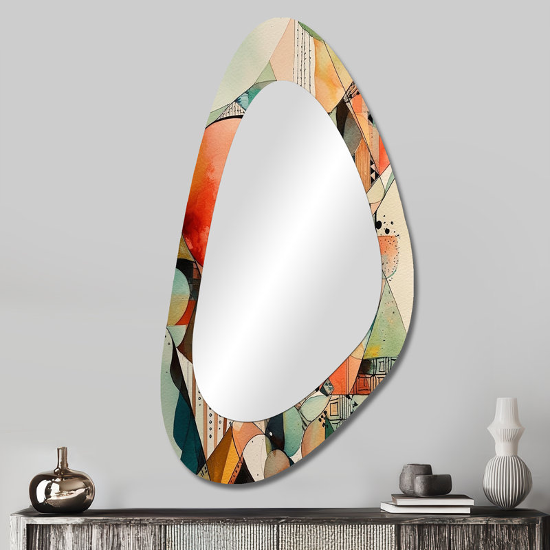 Miroir décoratif asymétrique Denita