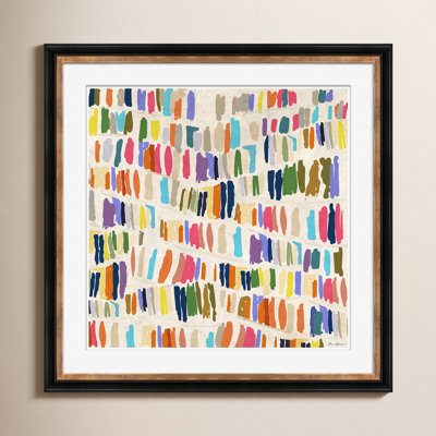 Bibliothèque par Dana Gibson - Peinture encadrée sur papier