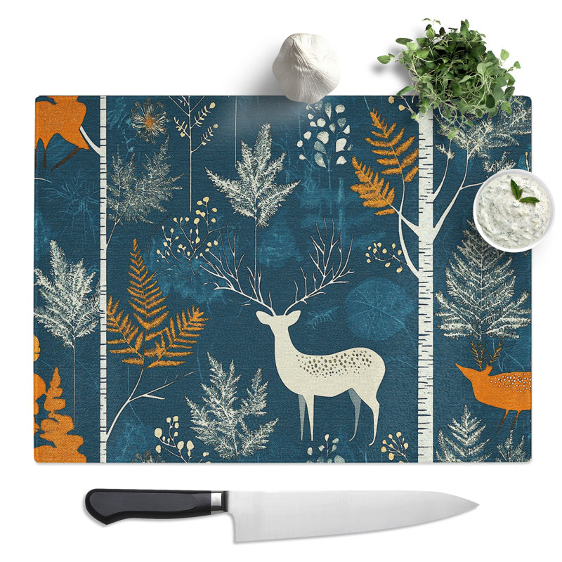 Scandinavian Art Vol.3 Pattern  Glass Chopping Board