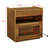 Nightstand, Charging Function, 2 Drawers, Mid Century Modern Look, , Wear - , Dorm Walnut Side Cabinet, Style, Easy To Clean, Living Room-1782140269