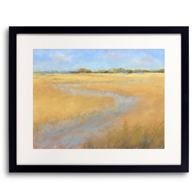 Gold Digger par Dina Gardner, H 25,25 po x l 31,25 po x P 0,88 po, Black Framed Paper, Blanc