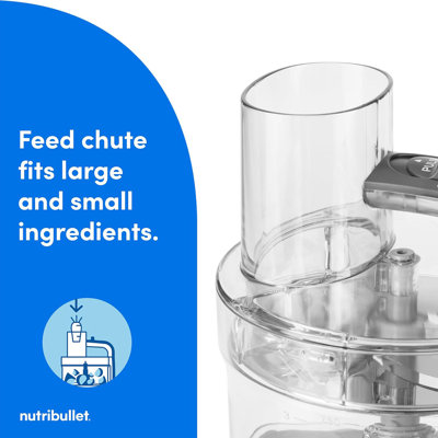 nutribullet Limitless Food Processor Gunmetal Gray