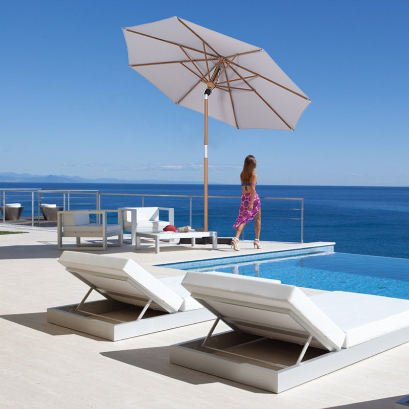 Mckinnon 300cm Market Parasol, Grey
