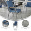Chaise empilable robuste avec accoudoirs Aliya-200365586-200365599