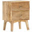 Commer 40cm W Solid Wood Bedside Table
