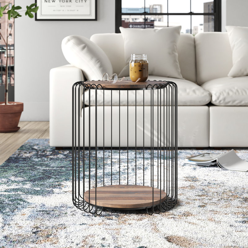 Dmarion Solid Wood Top Coffee Table