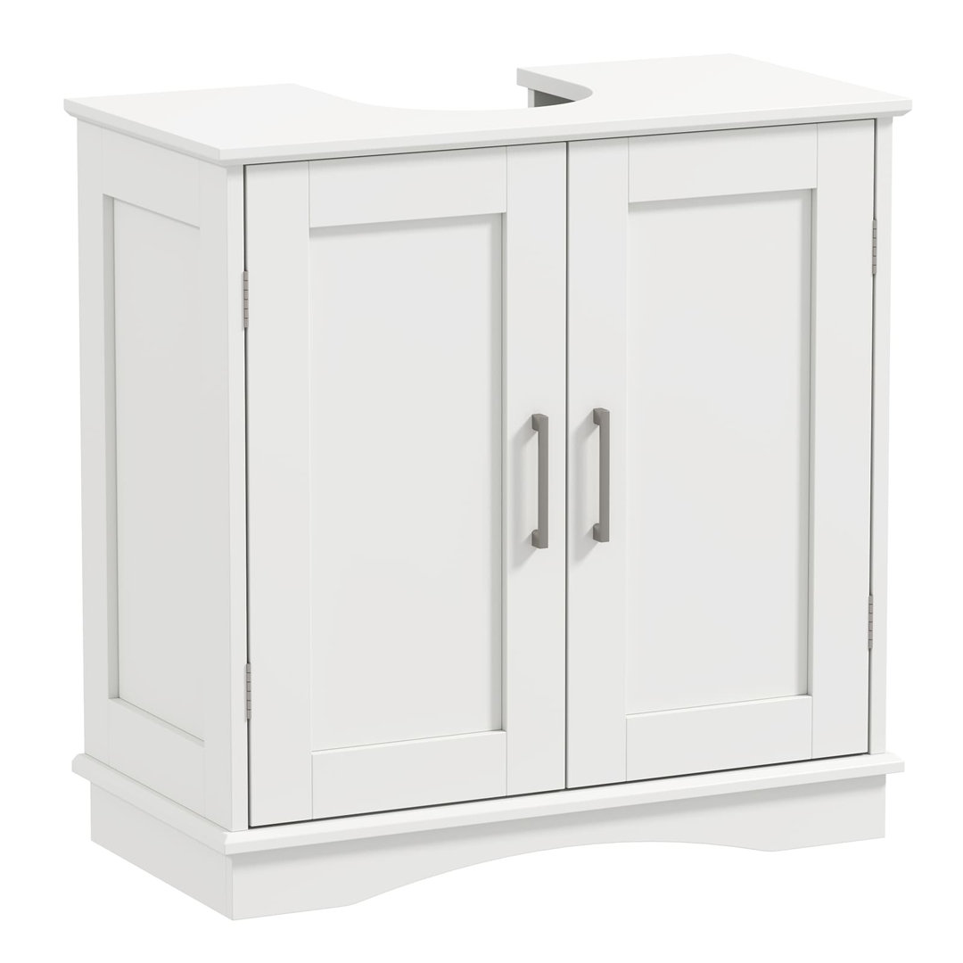 60 cm Pedestal Sink Bathroom Vanity Cabinet Under Sink Cabinet-White