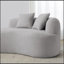 Canapé modulaire en velours avec coussins et coussin