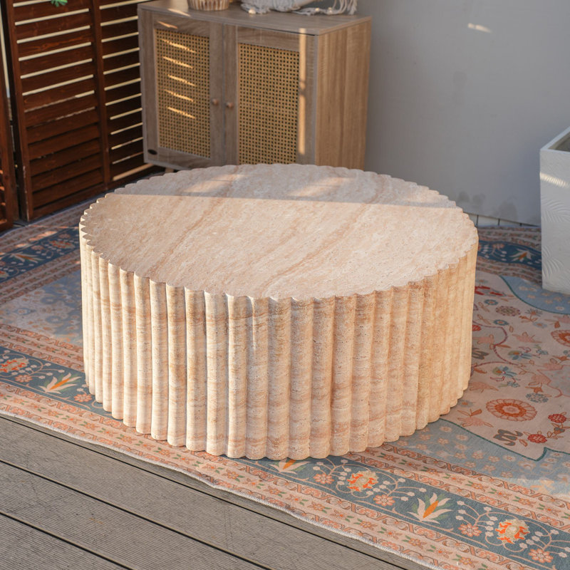 Jamal Drum Coffee Table