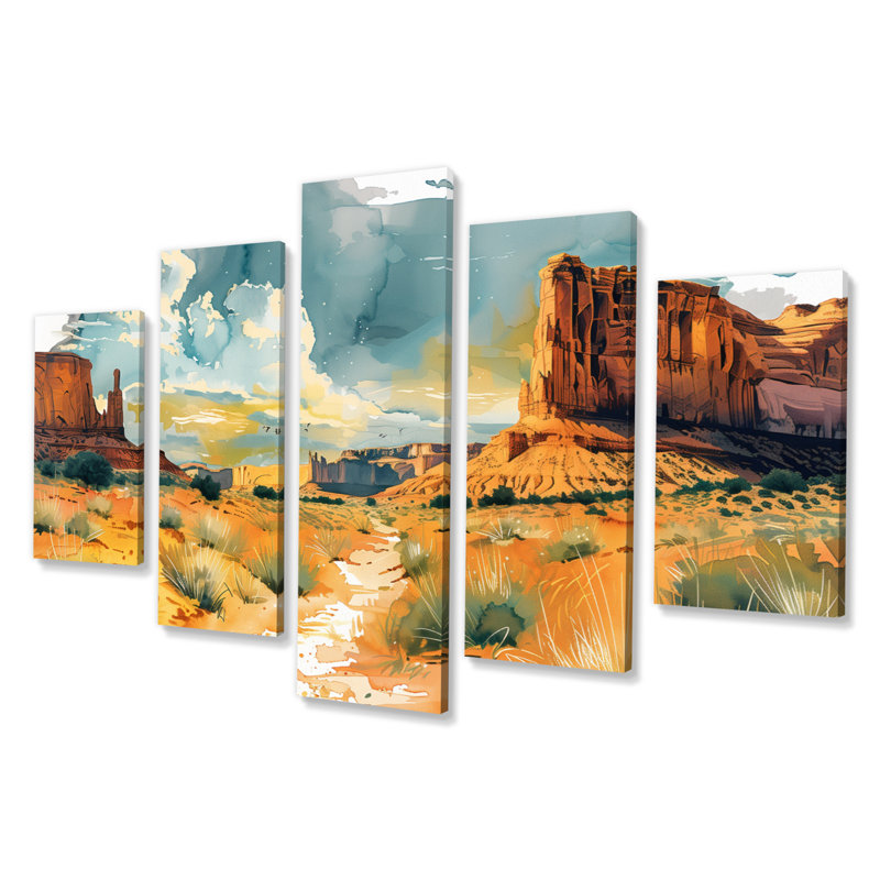 Marthella - Canyon Canvas Art Set