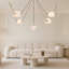 Mineral 5-Light Brass dimmable LED Chandelier-1670624177-1670624188