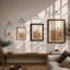 Autumn Grasses Botanical - Framed Print-2054133297-2054133298