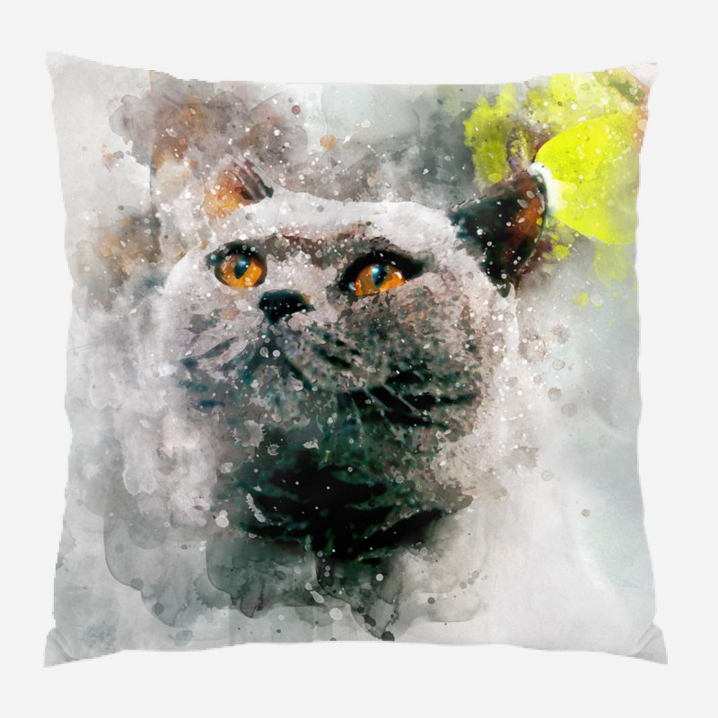 Coussin pour chat Dubreuil, Microsuède, Intérieur