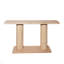 Console 59 po en bois minimaliste moderne avec piédestal à colonne 59 po - Élégante décoration décorative pour l'entrée, le salon et le couloir