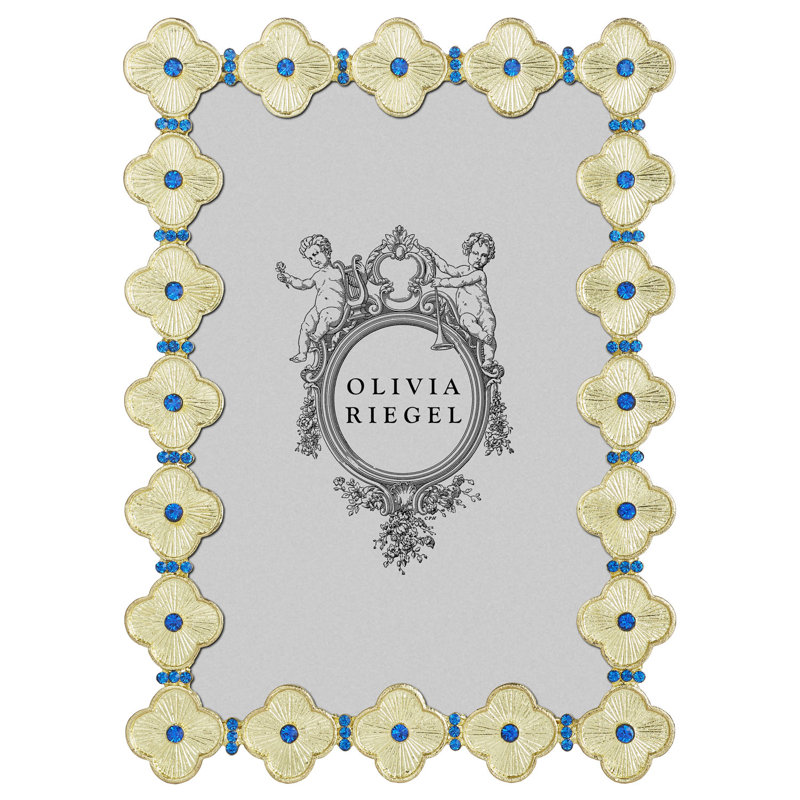 Clover Metal Picture Frame, 4" W x 6" H