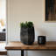 Vase en verre vert Orren Ellis Savu-996190240