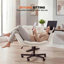 Chaise à pieds croisés avec accoudoirs rabattables Criss