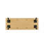 Banc de rangement décoratif en chêne clair