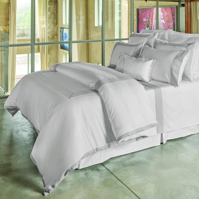 Herron_Duvet Cover, White, Queen Duvet Cover