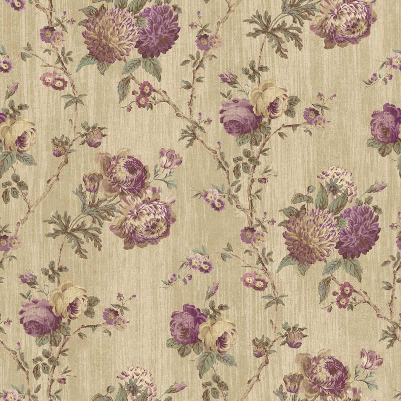 Rouleau de papier peint L 27 pi x l 27 po Marlie, Taupe métallique / Boysen