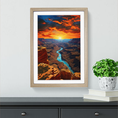 Grand Canyon Digital - Framed Print