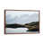 Classic Brown Wood Floater Framed