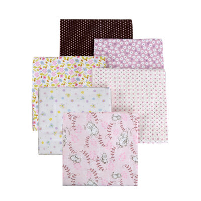 Ensemble de couverture pour bébé en flanelle de coton 6 pièces