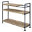Mankato Oak And Sandy Black 3-Shelf Bookcase