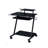Stylish Black Finish Gaming Desk With Open Storage And Keyboard Tray For Enhanced Gaming Experience
