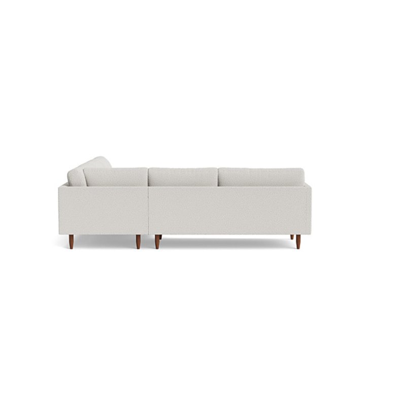 Skinny Fat Sectional, Right Hand Facing, Performance Weave - Zinc