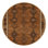Machine Washable Art Deco Brown Area Rug