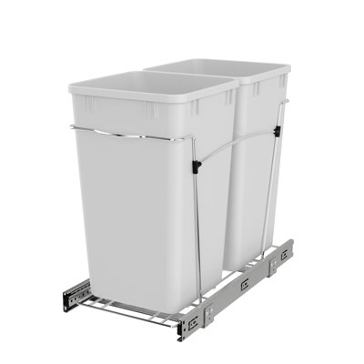 Poubelles coulissantes doubles Rev-A-Shelf pour la cuisine 