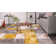 Cobina Escondido Yellow Modern Geometric 3D Textured Shag Rug
