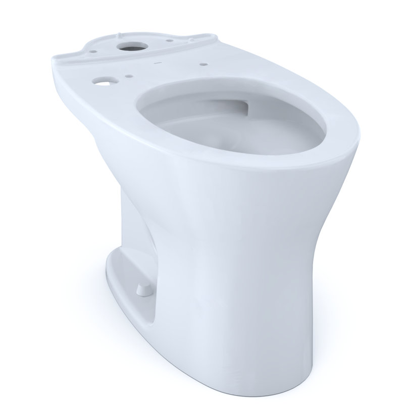 Cuvette de toilette allongée à double chasse TOTO® Drake® avec CEFIONTECT®, WASHLET + Ready, coton blanc, Coton blanc, 12 po