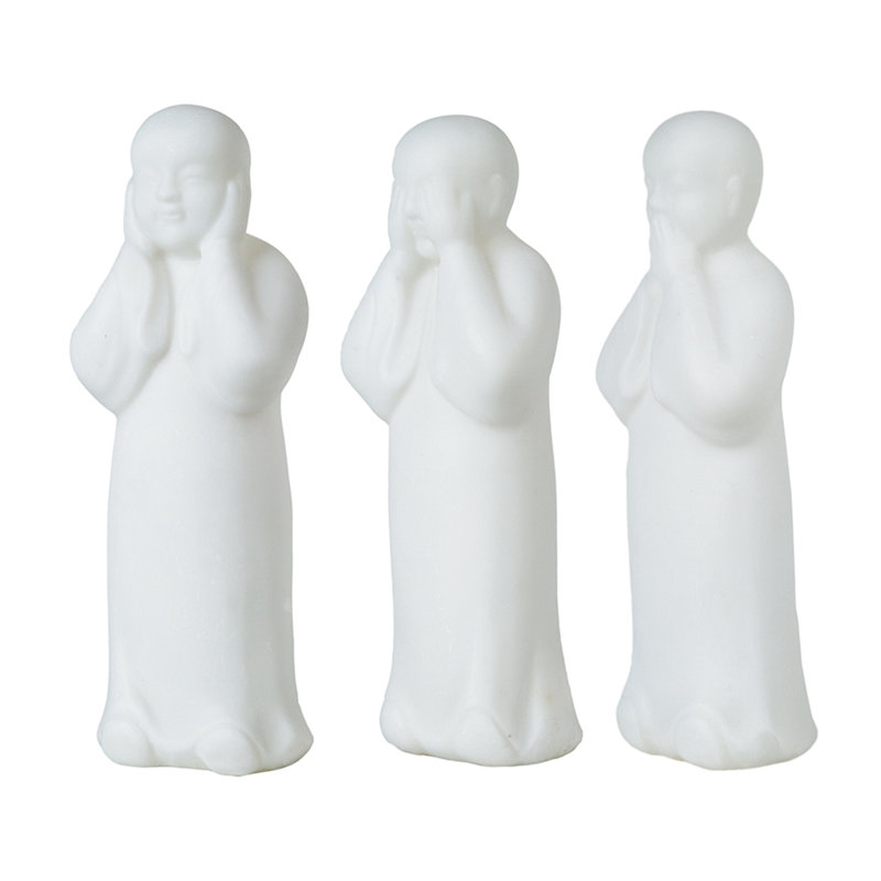S/3 3.5x3x9.8" Standing Monks