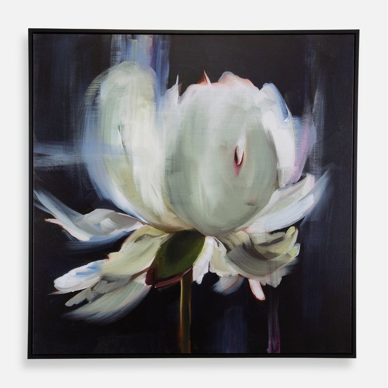Art floral encadré de pivoines Uttermost