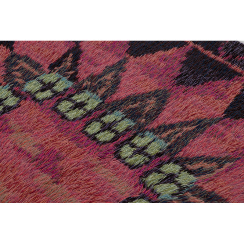 Scandinavian One-of-a-Kind 4'6x6'5 Hand Knotted Area Rug